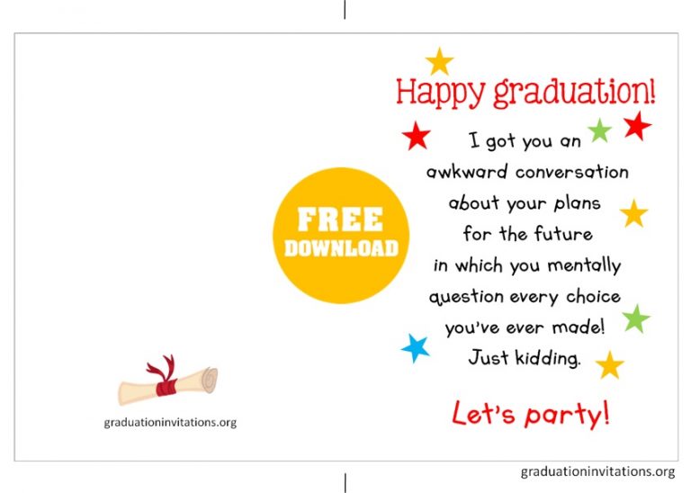 Free Printable Graduation cards Templates Graduation Invitations