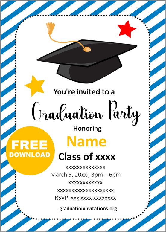 high school graduation party invitations