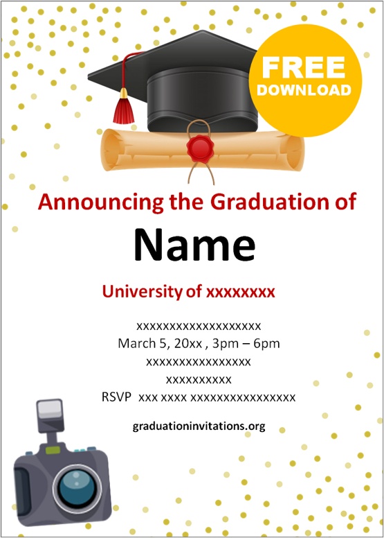 graduation invitations templates